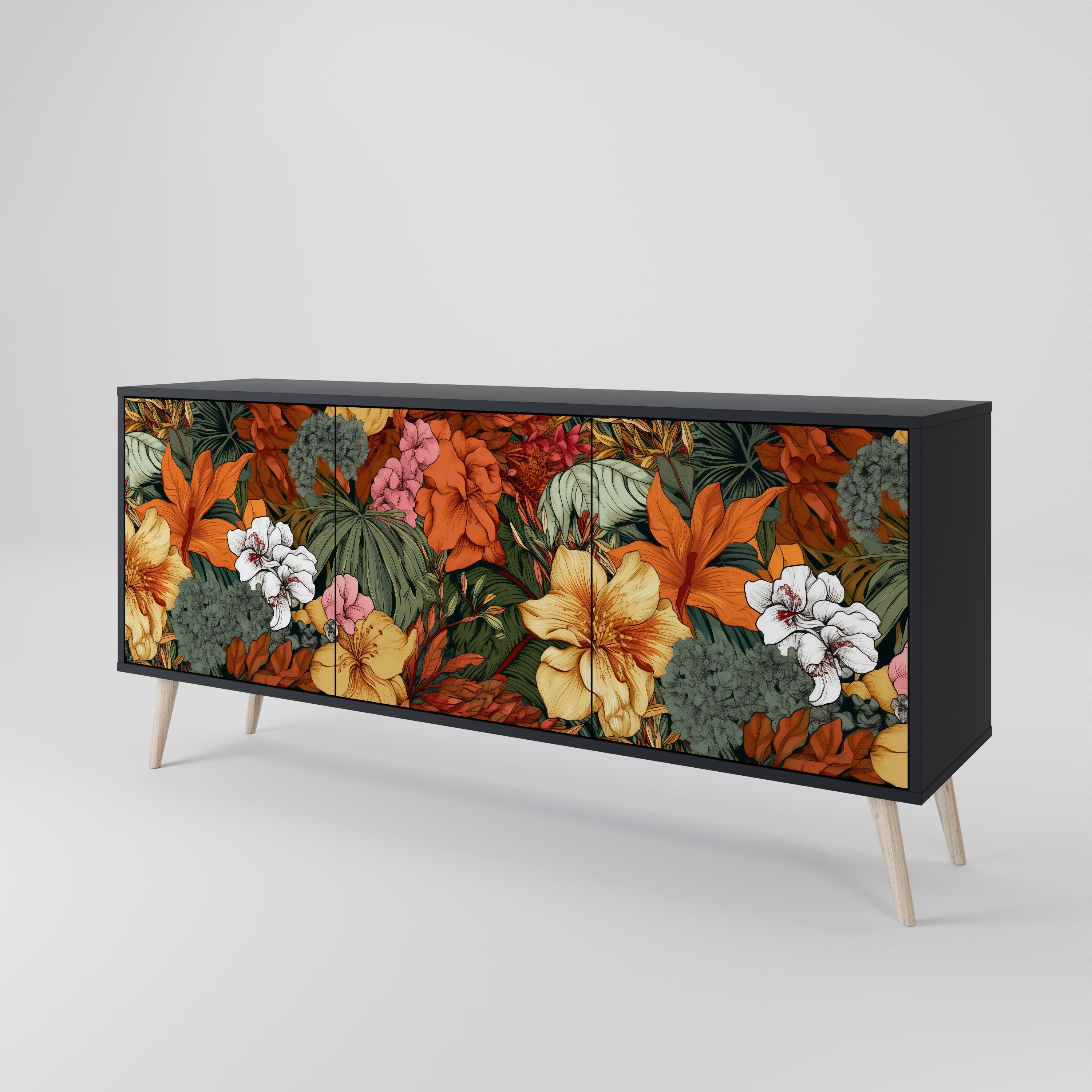 RADIANT FLORA 3-Door Sideboard