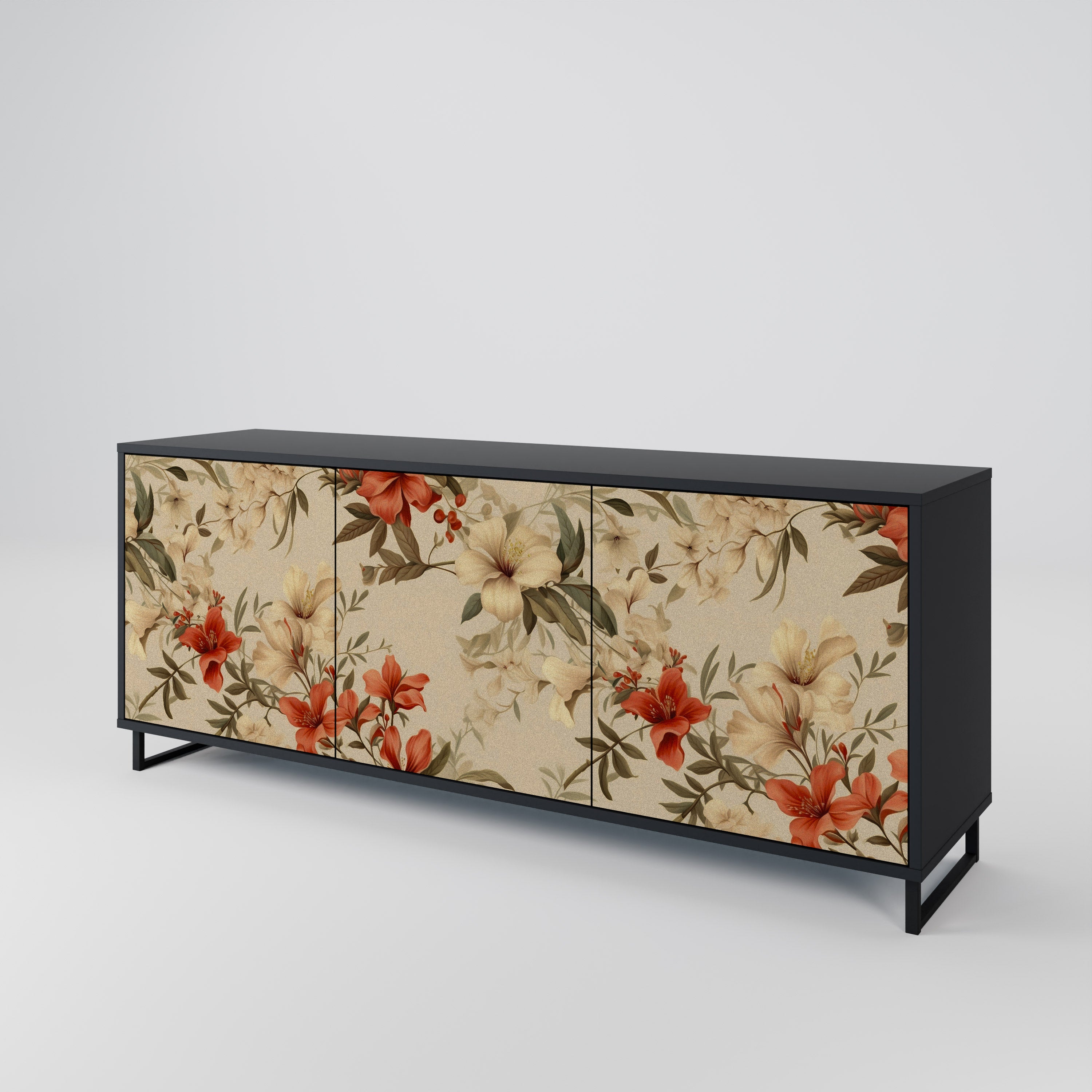 BLOOMING HARMONY 3-Door Sideboard
