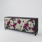 FLOWERET DREAM 3-Door Sideboard in Black Finish