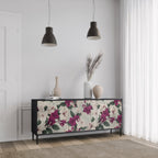 FLOWERET DREAM 3-Door Sideboard in Black Finish