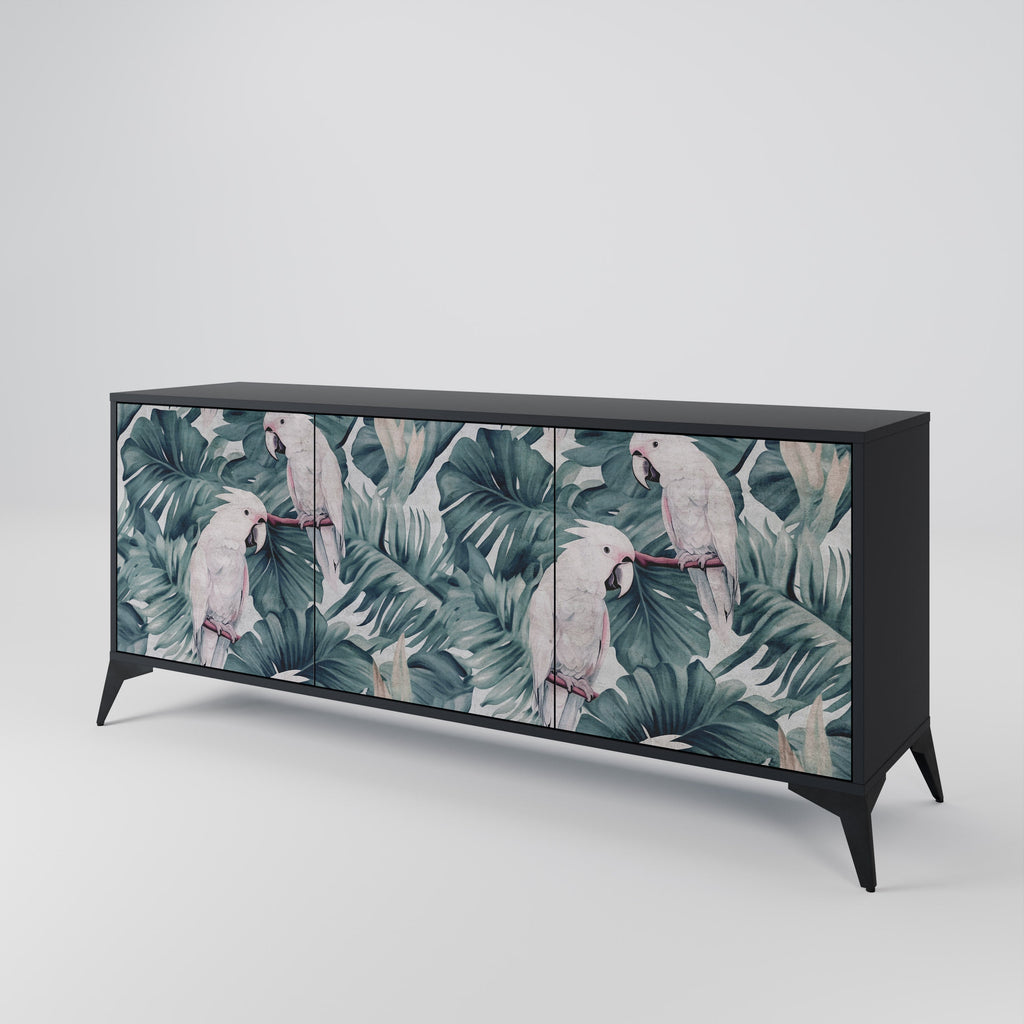 POPINJAY LOOK Sideboard mit 3 Türen in Schwarz