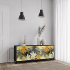 SUNKISSED LILY Sideboard mit 3 Türen in Schwarz