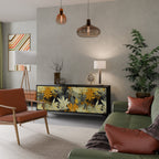 SUNKISSED LILY Sideboard mit 3 Türen in Schwarz