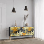 SUNKISSED LILY Sideboard mit 3 Türen in Schwarz