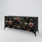 SECRET VERDURE Sideboard mit 3 Türen in Schwarz