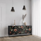 SECRET VERDURE Sideboard mit 3 Türen in Schwarz