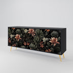 SECRET VERDURE Sideboard mit 3 Türen in Schwarz