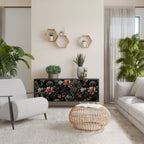 SECRET VERDURE Sideboard mit 3 Türen in Schwarz