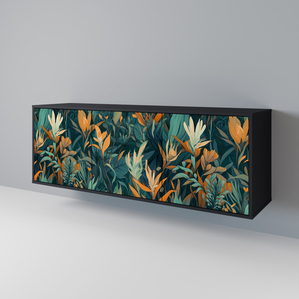 FLORAL SERENITY 3-türiges Sideboard