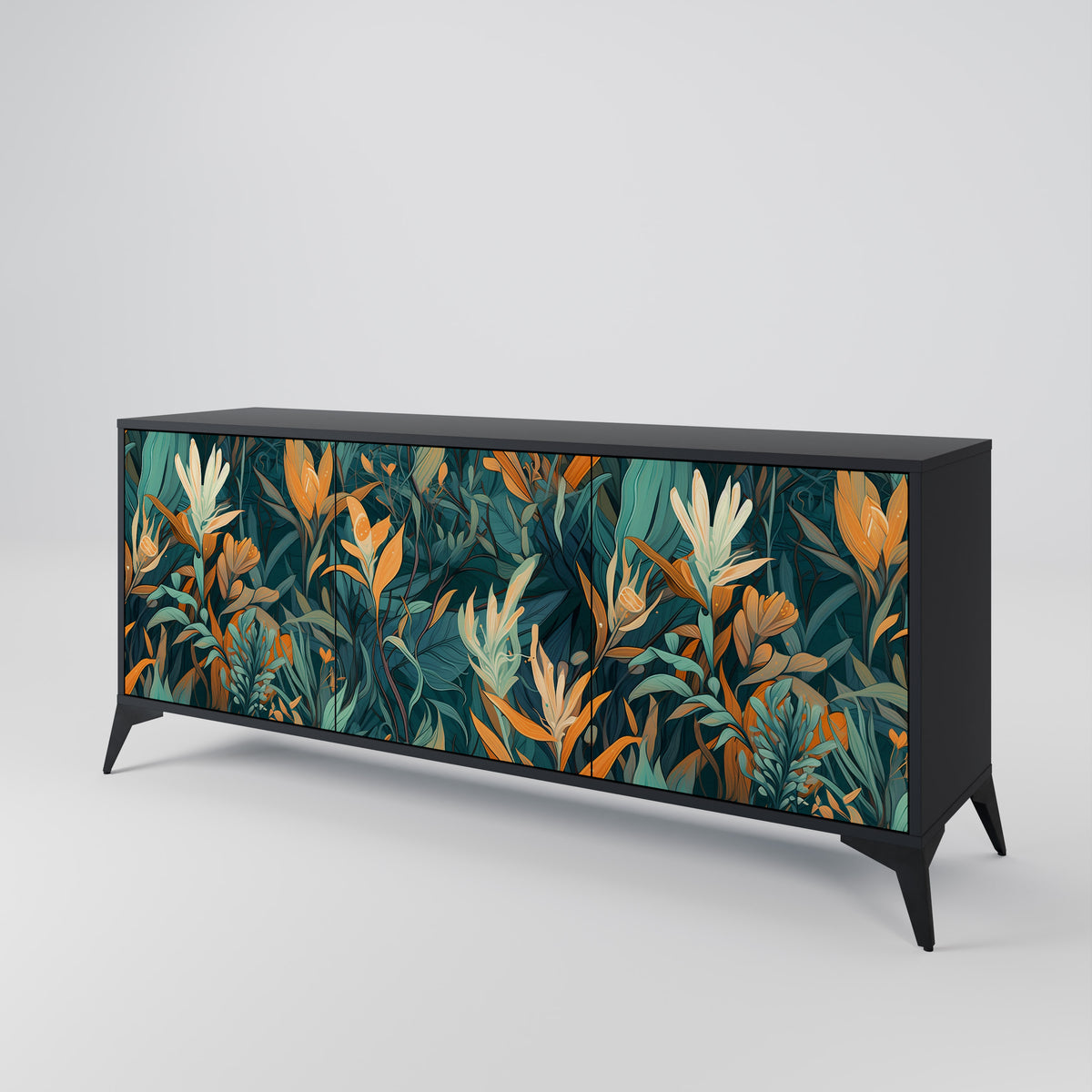FLORAL SERENITY 3-türiges Sideboard