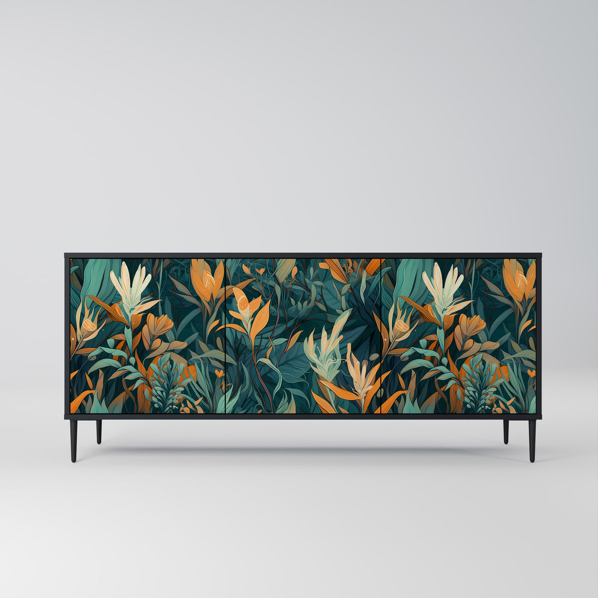 FLORAL SERENITY 3-türiges Sideboard