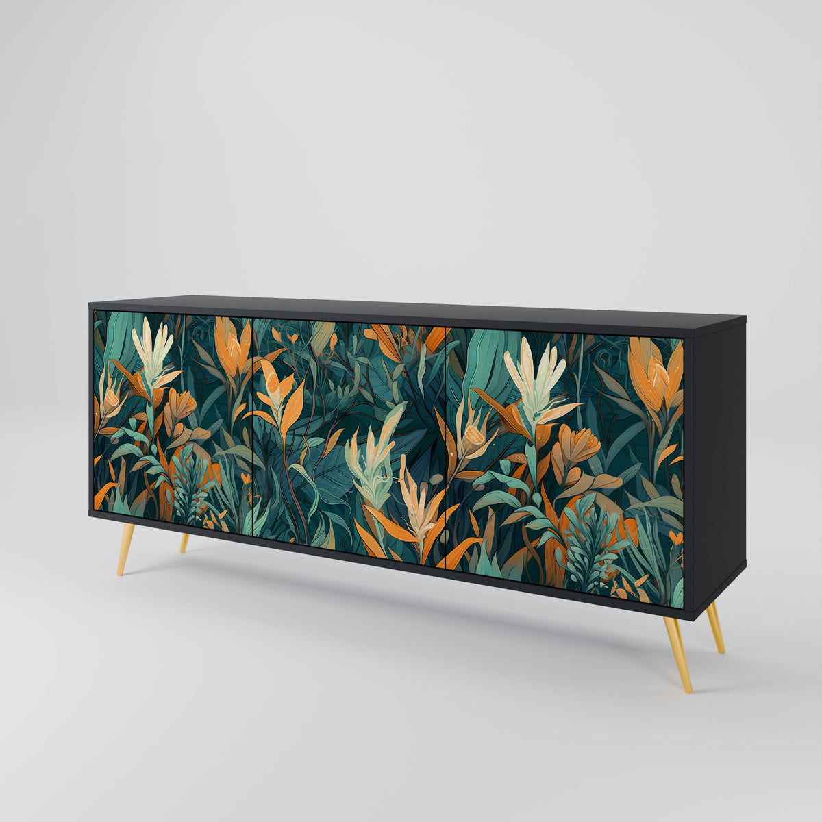 FLORAL SERENITY 3-türiges Sideboard