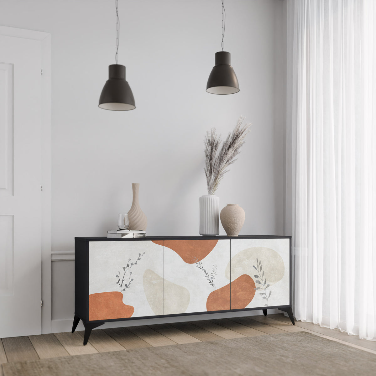 TRANQUIL TWIG 3-türiges Sideboard