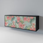 HAWAIIAN SPIRIT 3-Door Sideboard in Black Finish