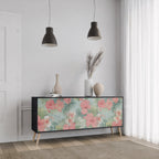 HAWAIIAN SPIRIT 3-Door Sideboard in Black Finish
