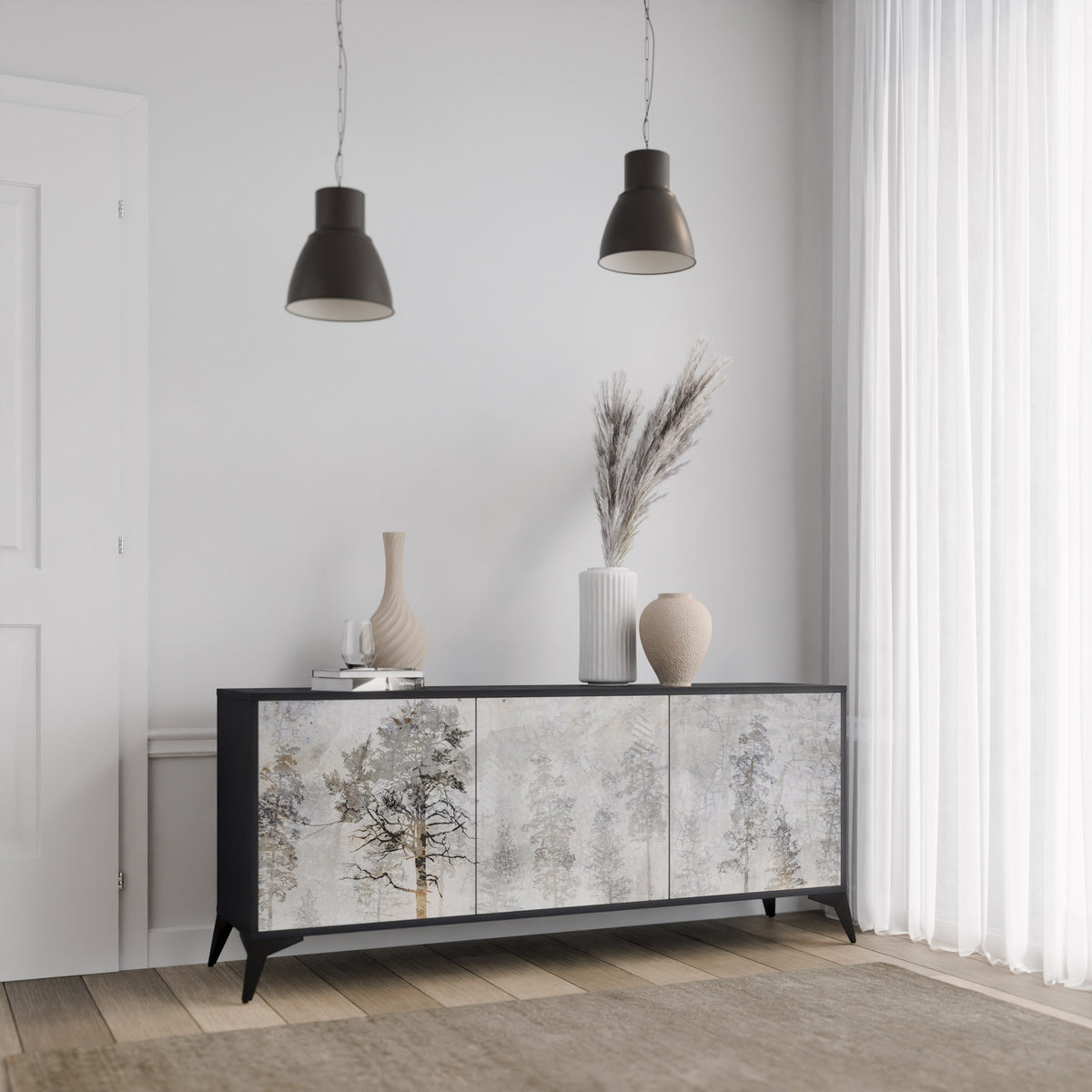 FADE IN THE TREES 3-türiges Sideboard