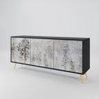 FADE IN THE TREES Sideboard mit 3 Türen in Schwarz