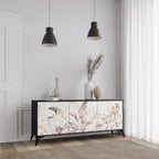 WILD TENDERNESS Sideboard mit 3 Türen in Schwarz