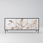 WILD TENDERNESS Sideboard mit 3 Türen in Schwarz