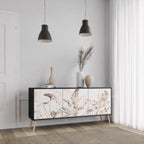 WILD TENDERNESS Sideboard mit 3 Türen in Schwarz