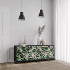 EERIE STROMANTHE 3-Door Sideboard in Black Finish