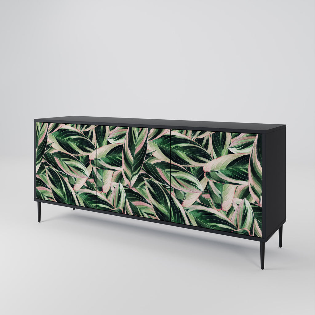 EERIE STROMANTHE 3-Door Sideboard in Black Finish