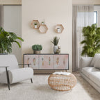 THE DELIQUESCE Sideboard mit 3 Türen in Schwarz