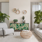 VERDANT PLEASURES Sideboard mit 3 Türen in Schwarz