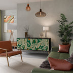 VERDANT PLEASURES Sideboard mit 3 Türen in Schwarz