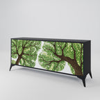 WILDERNESS DASH Sideboard mit 3 Türen in Schwarz