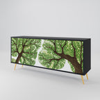 WILDERNESS DASH Sideboard mit 3 Türen in Schwarz