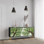 WILDERNESS DASH Sideboard mit 3 Türen in Schwarz