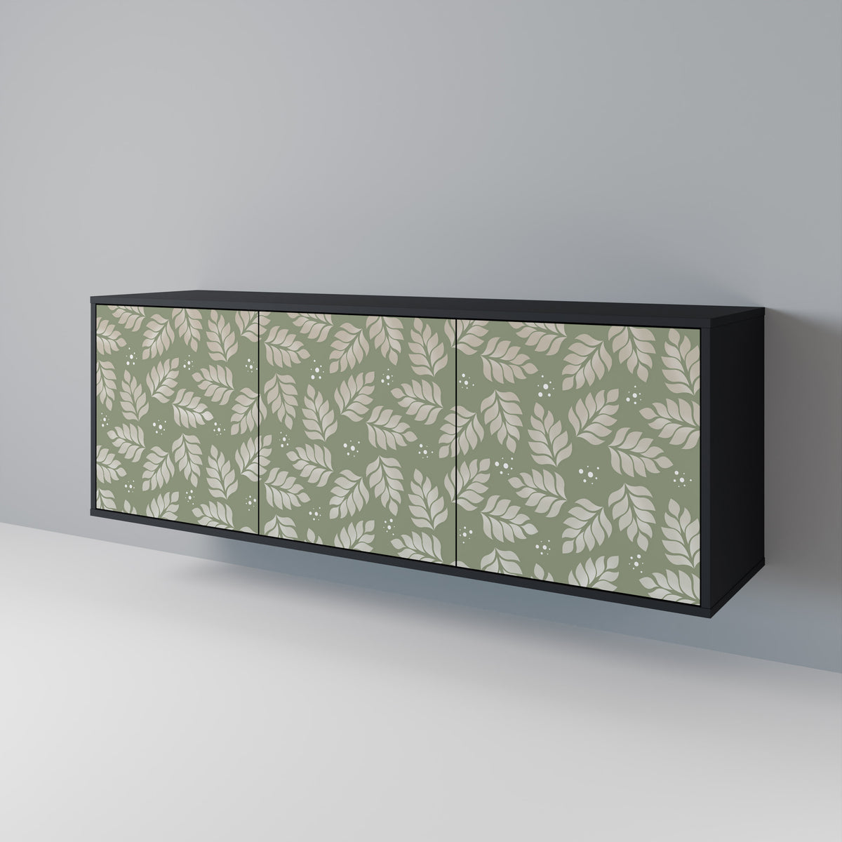 LEAVES ON GREEN 3-türiges Sideboard