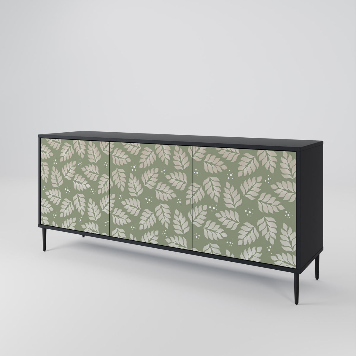 LEAVES ON GREEN 3-türiges Sideboard