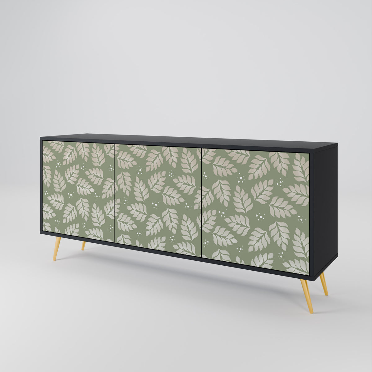 LEAVES ON GREEN 3-türiges Sideboard
