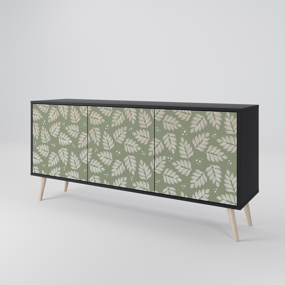LEAVES ON GREEN 3-türiges Sideboard