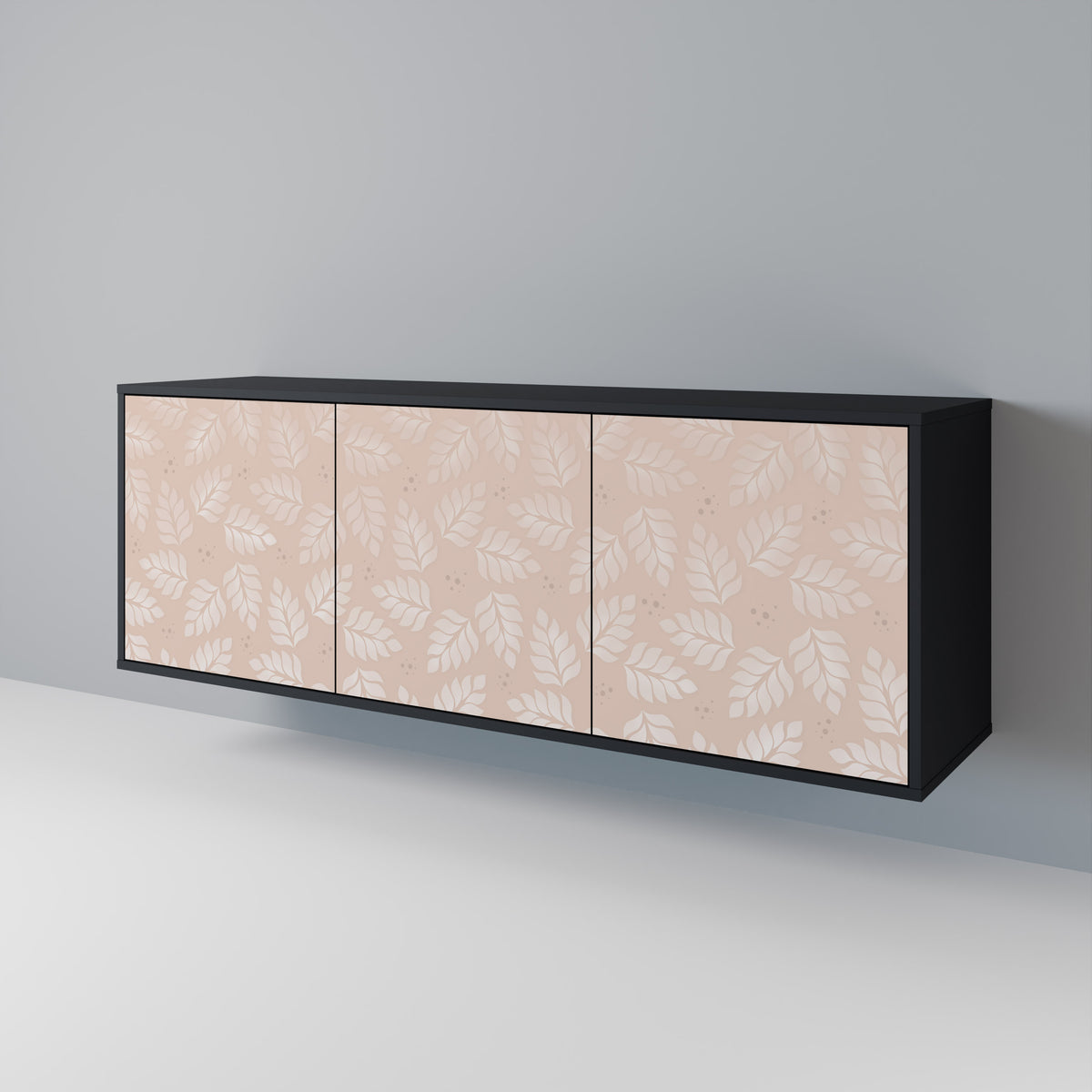 LEAVES ON BEIGE 3-türiges Sideboard