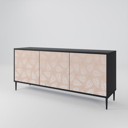 LEAVES ON BEIGE 3-türiges Sideboard