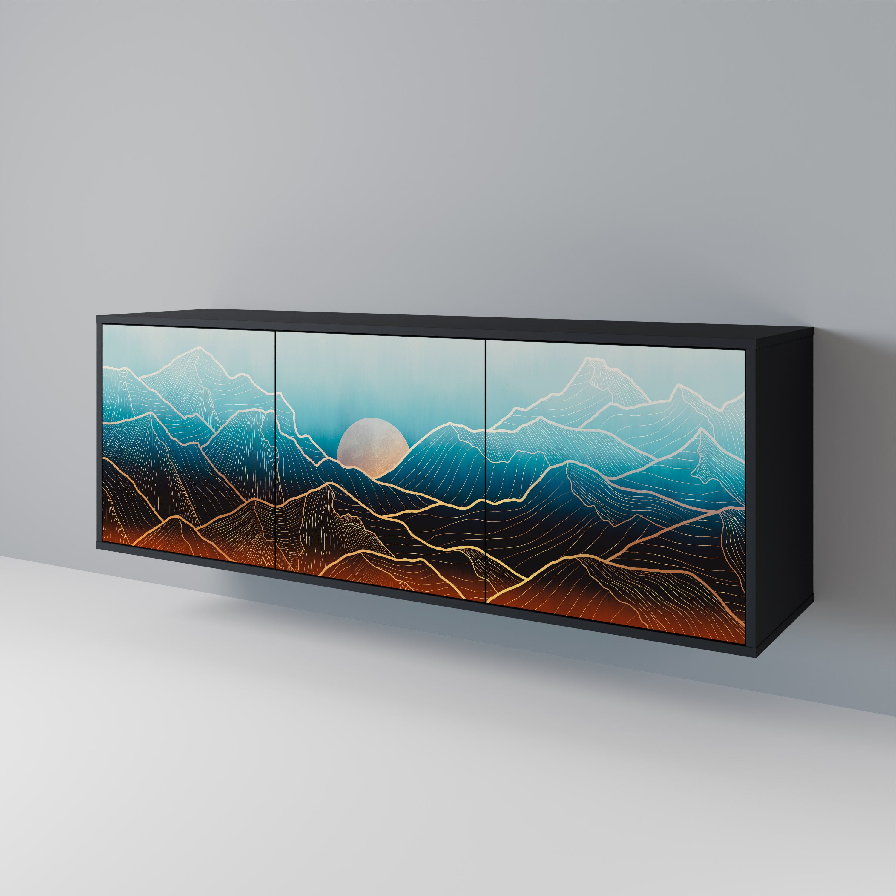 LUNAR SECRETS 3-Door Sideboard