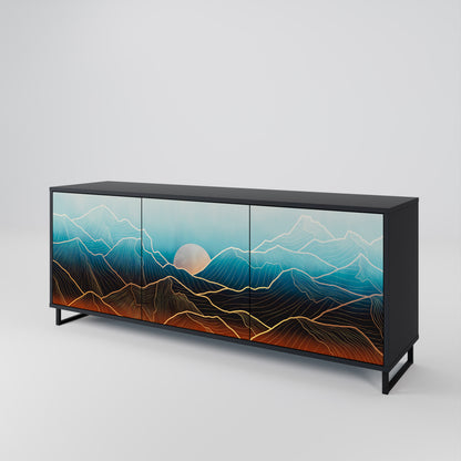LUNAR SECRETS 3-türiges Sideboard