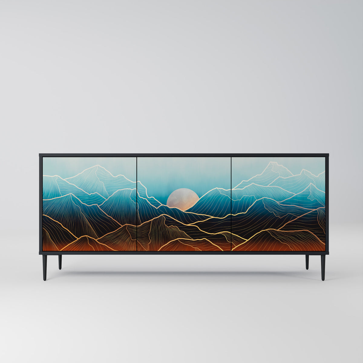 LUNAR SECRETS 3-türiges Sideboard
