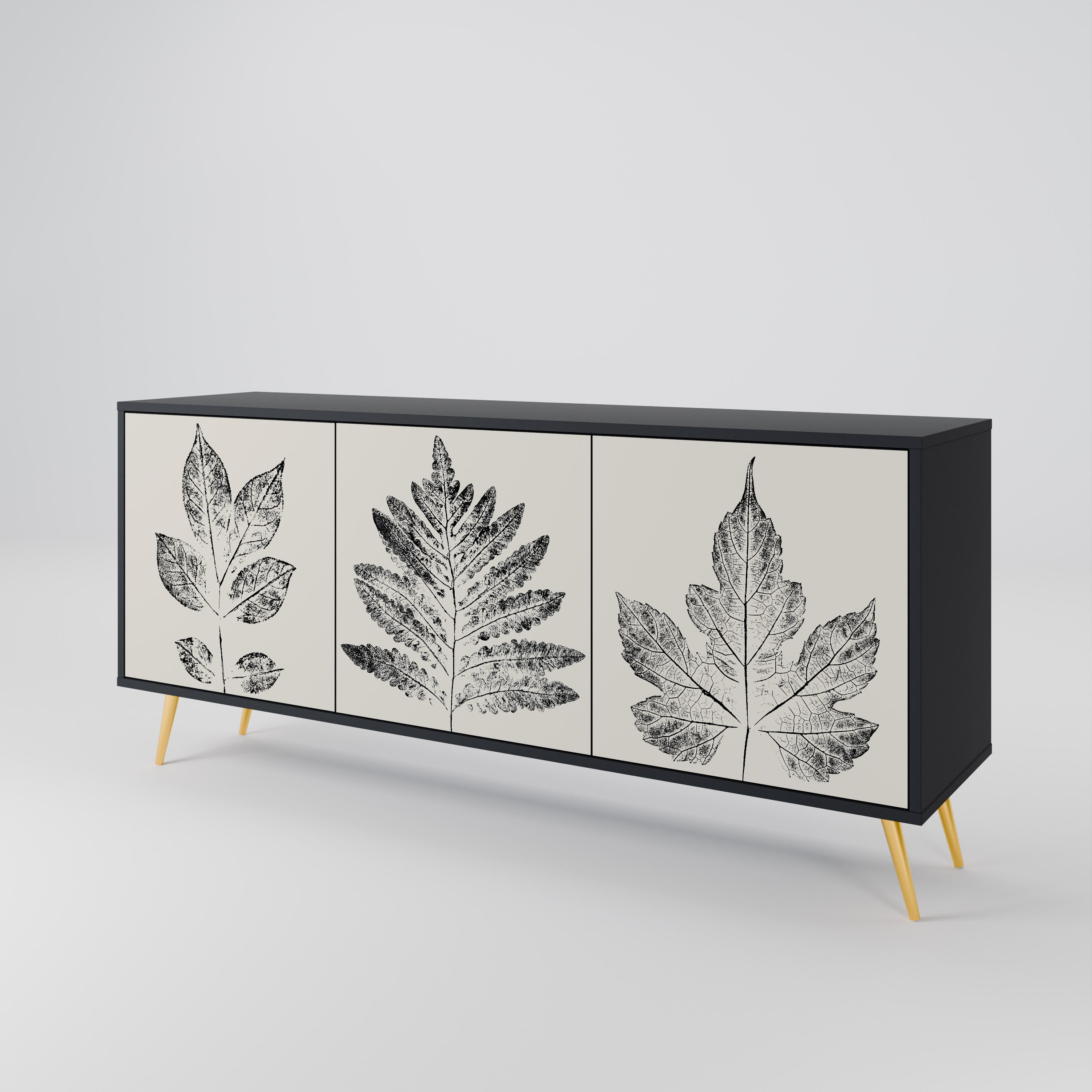 LEAFY STAMPS 3-türiges Sideboard