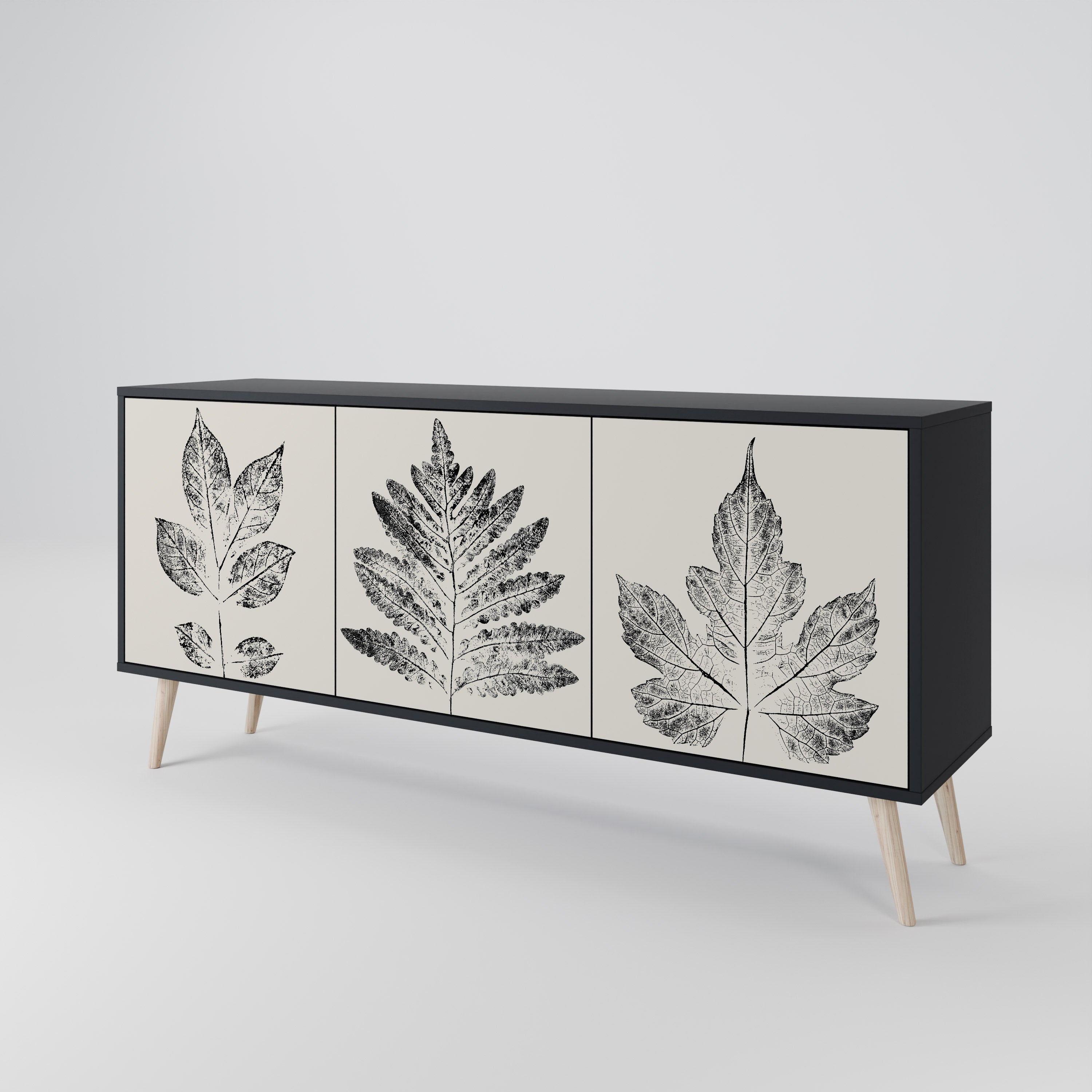 LEAFY STAMPS 3-türiges Sideboard