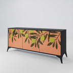 JUICY OLIVES 3-Door Sideboard in Black Finish