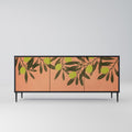 JUICY OLIVES 3-Door Sideboard in Black Finish