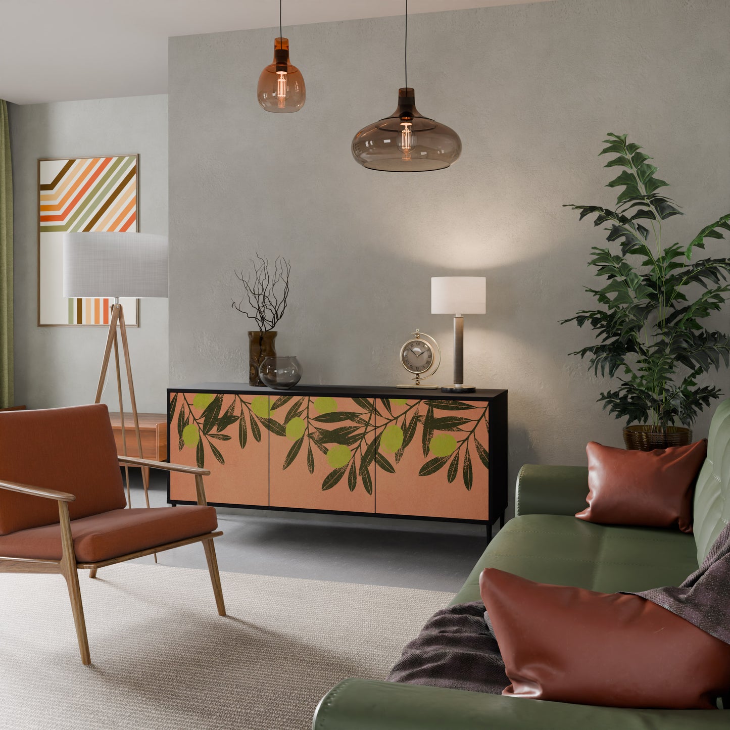JUICY OLIVES 3-türiges Sideboard