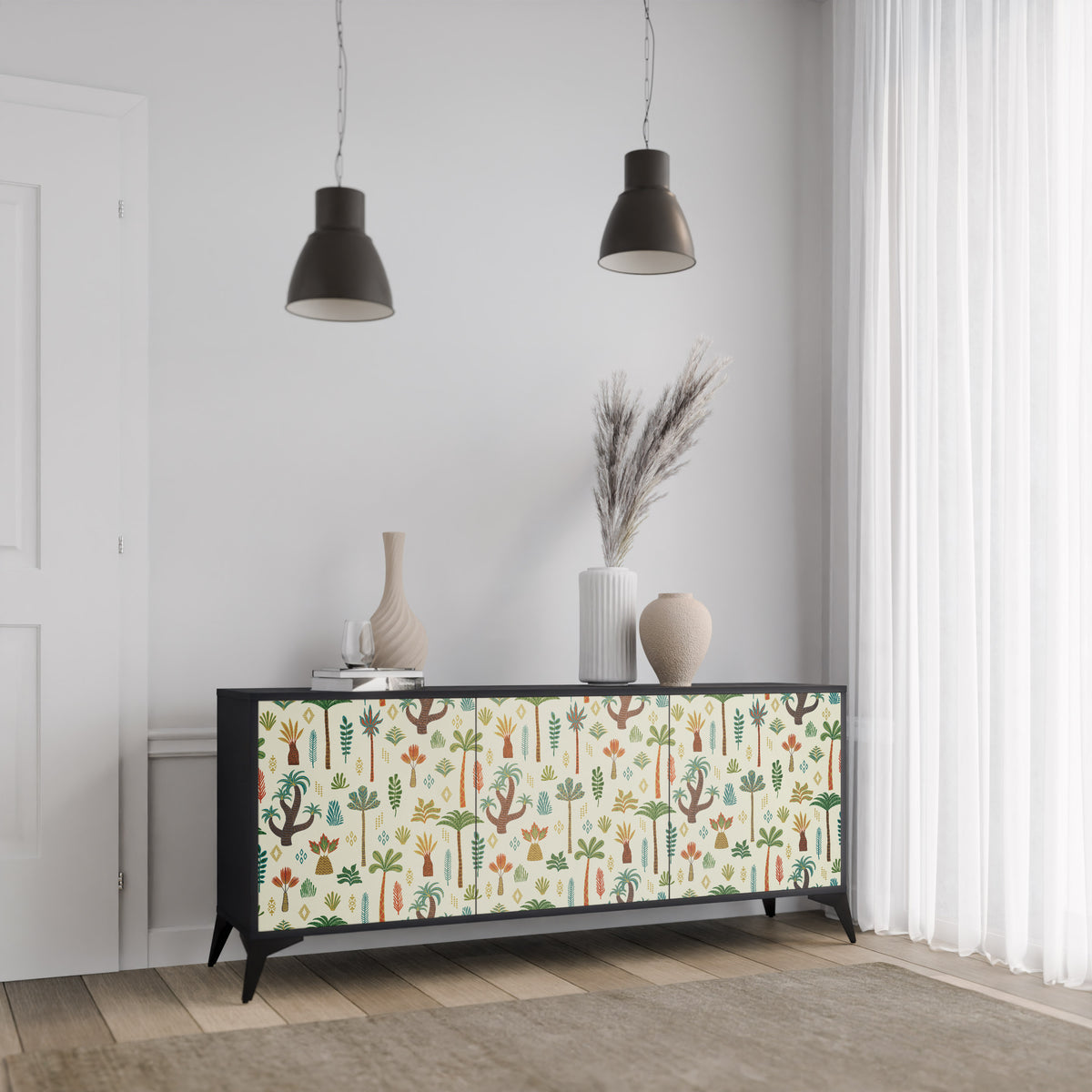 PALM SPRING 3-türiges Sideboard