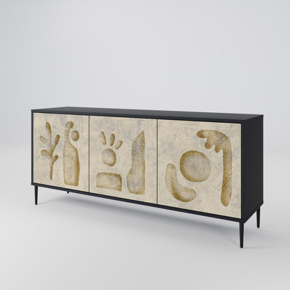 SAND SCULPTURES 3-türiges Sideboard