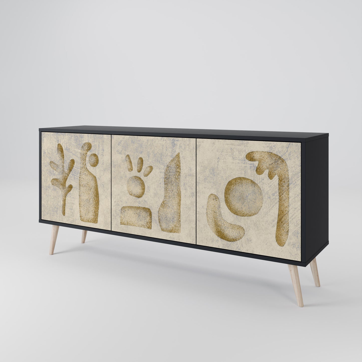 SAND SCULPTURES 3-türiges Sideboard