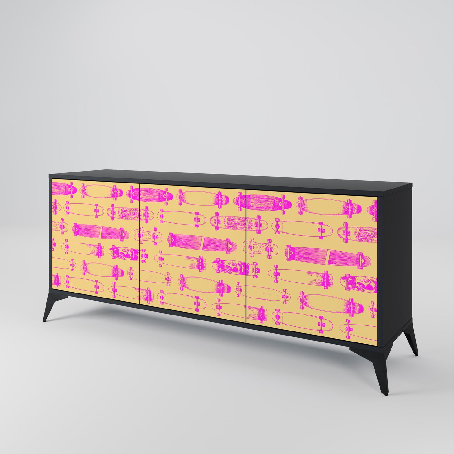 SKATEBOARD ARTISTRY 3-türiges Sideboard